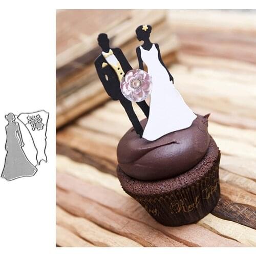 Wedding Lady Woman Dies Scrapbooking Cutting Dies Emboss Knife Punch Template for DIY Paper Album Photo Card Making Dies Cut Die