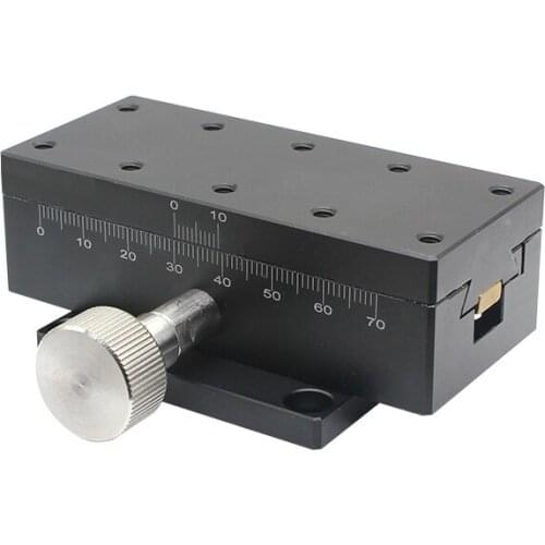 X-axis Manual Displacement Platform Precision Rack Mobile Dovetail Sliding Table LWX2542/4040/4060/4090