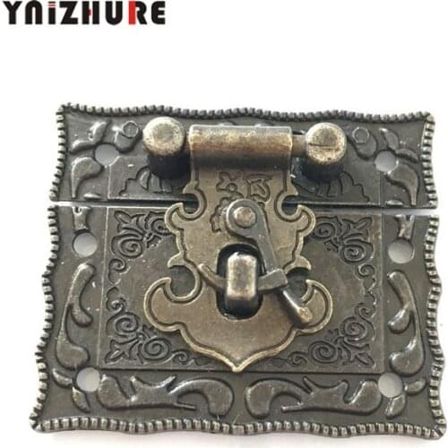 Box Suitcase Toggle Latch Buckles,Wooden Box Lock,Bronze Tone,Home DIY,Wood Working,Antique Lock