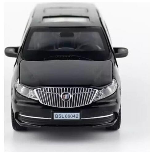 1: 32 Buick GL8 Business Car Door Alloy Car Model Simulation Childrens Toy Boy Birthday Christmas New Year Gift Black