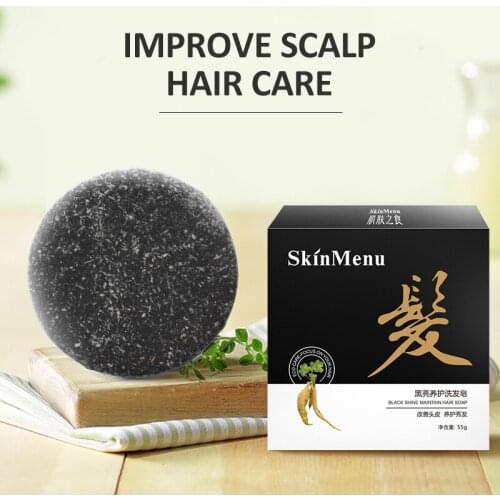 1x Handmade Hair Shampoo Soap Pure Natural Dry Shampoo Soap Oil-control Anti-Dandruff Off Hair Care Shampoo Soap T1048