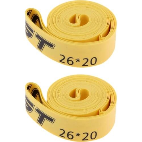 2 Pair MTB Bike Tire Liner Protection Tyre Inner Tube Anti-Puncture Belt 26"