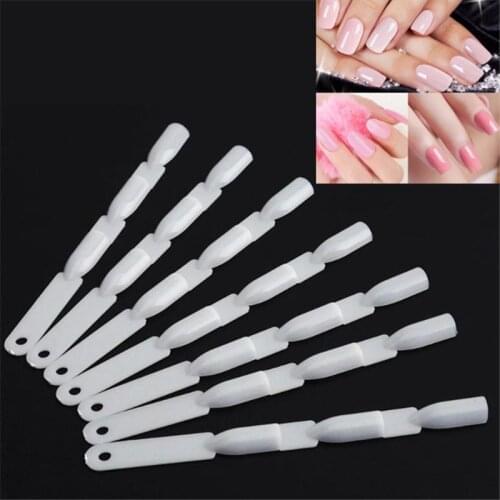 50Pcs Practical Fan Nail Polish Display Art New DIY Gel Color Palette Nails Color Card Manicure Makeup Tools Nail Art