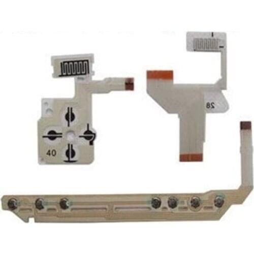 50 pcs a lot Replacement Direction Cross Button Left Key Volume Right Keypad Flex Cable for Sony PSP 1000