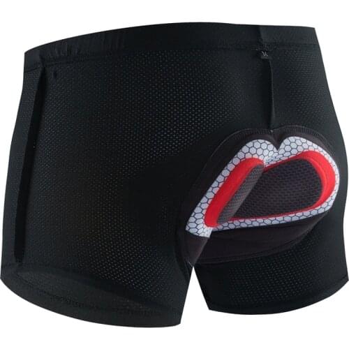 Black Cycling Shorts Cycling Underwear Quick Dry Gel Pad Shockproof Breathable Culotte Ciclismo Hombre Bike Shorts