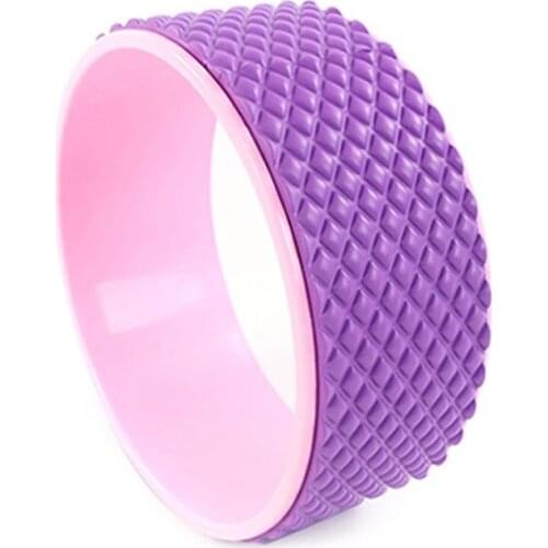 Fitness Yoga Wheel Home Gym Comfortable Yoga Pose Massager Circle Roller Back Stretching Pilates Abdomen Exercise Equipment