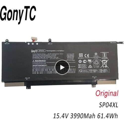 GONYTC SP04XL Genuine Laptop Battery For Hp HSTNN-OB1B HSTNN-DB7X L28538-1C1 61.4WH