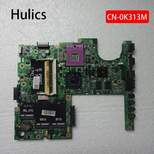 Hulics Original For Dell Studio 1555 Laptop Motherboard CN-0K313M 0K313M K313M DDR2 DA0FM8MB8E0