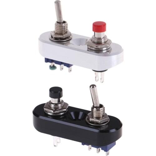 Aluminum Alloy On/Off Button Motorbike Headlight Horn Control Switch Motorcycle Handlebar Switch Motorcycle Handlebar Switch