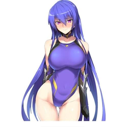 Beautiful Vinyl Car Sticker Waterproof PVC Motorcycle Decal Anime School Girl Decals