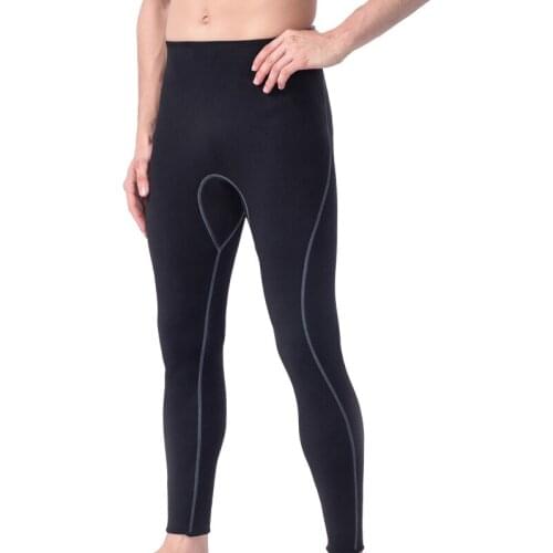 Mens Black Neoprene Wetsuit Pants Scuba Diving Snorkeling Surfing Swimming Warm Trousers Leggings Tights Size