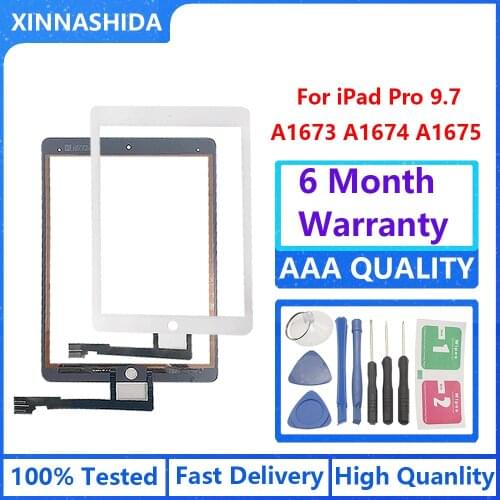 100% test NEW For iPad 2018 Touch Screen For APPLE iPad 9.7" Gen 2018 A1954 A1893 Touch Screen Panel Front Glass Touch Panel