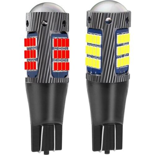 2PCS New T15 W16W WY16W Super Bright 2016 LED Car Tail Brake Bulb Turn Signals Auto Rear Fog Lamp Daytime Running Light