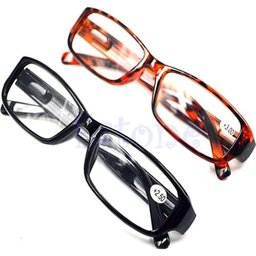 New Comfy Black Brown Reading Presbyopia Glasses 1.0 1.5 2.0 2.5 3.0 Diopter