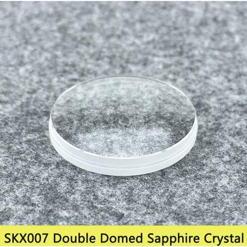 SKX007/SKX171/SKX175/SRPD Double Domed Sapphire Crystal With Clear AR Blue AR Coating Fit For Sloped Insert
