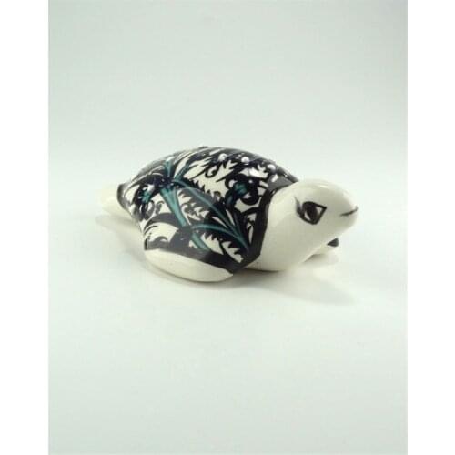 Modern Myb Turkish Crafts Ceramic Tile Turtle Animal Figure trinket baratija حلية орнаментальный