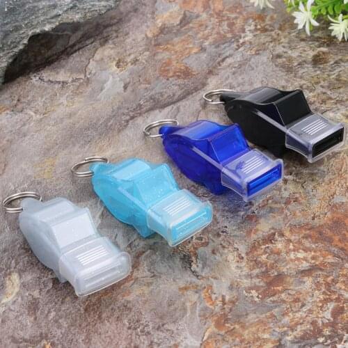 Sports Soccer Basketball Referee Plastic Whistles Outdoor Survival Tools Plastic Loud Whistles Outdoor Emergency Survival Whist
