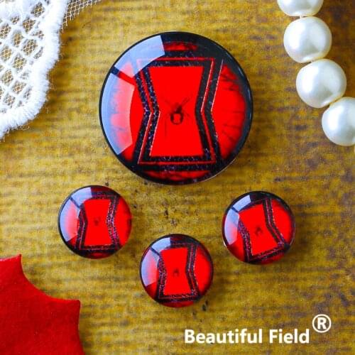 12mm 25mm 14mm 16mm 18mm 20mm Photo Glass Cabochons Round Cameo Set Handmade Settings Stone Hero Spider VVVC281