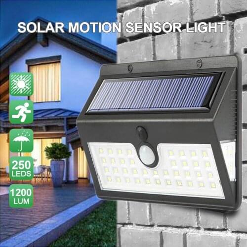 Solar Lights Outdoor 64 LED 3Modes Motion Sensor Security Lights IP65 Waterproof Solar Powered for Garden Patio Yard