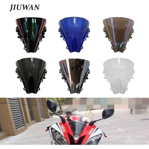 1pc Motorcycle Spoiler Windscreen Air Wind Deflector Front Windshield for Yamaha YZF600 R6 06-07 Motorcycle Deflector Accessory
