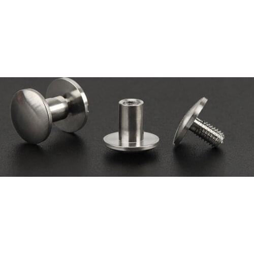 1pcs Titanium Waist Belt Screw Light Weight Waist Belt Buckle Fixed Screw No Rust DIY Outdoor EDC Tool Pin Buckle