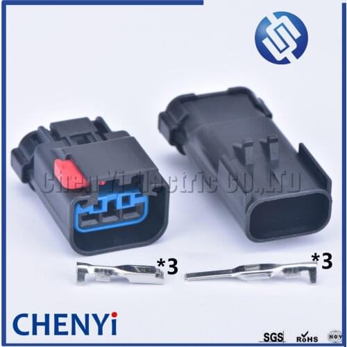 3 Pin 2.8mm 54200308 54200312 Male Female Headlight Socket Pigtail Waterproof Crankshaft Camshaft Position Sensor Connector