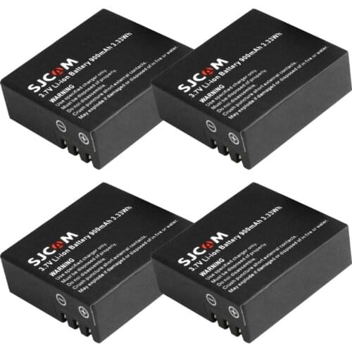 For SJCAM batery SJ 4000 5000 SJ7000 SJ4000 SJ5000 SJ6000 - SJ9000 M10 EKEN 4K H8 H9 GIT-LB101 Camera battery