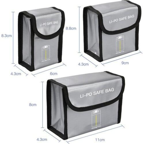 Battery Explosion-Proof Protective Storage Bag for DJI Mavic Mini Lipo Battery Portable Safe Fireproof Protection Case Box