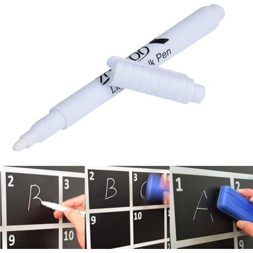 White Liquid Chalk Pen Marker for Glass Windows Chalkboard Blackboard Highlighters for School Highlighters