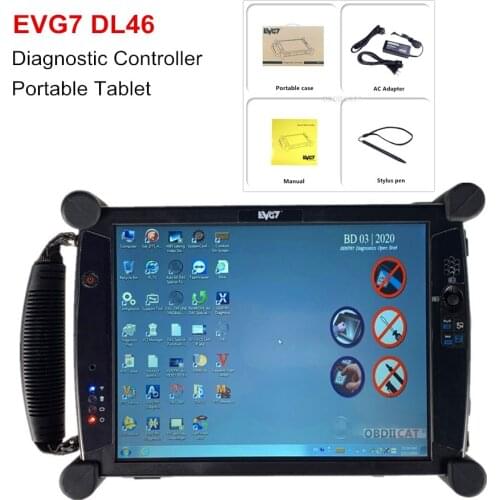 EVG7 DL46/HDD500GB/DDR8GB/4GB/2GB Diagnostic Controller Tablet PC EVG7 DL46 Designed for Car Repair Service