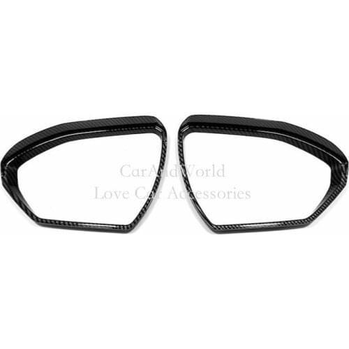 For Hyundai Tucson NX4 2021 2022 ABS Chrome Door Rear View Mirror Block Rain Eyebrows Cover RearView Frame Trims Car Accessories