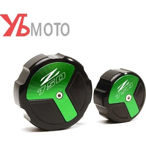 For Kawasaki Z750 Z 750 2007-2010 2011 2012 Accessoires Motorcycle Front Rear Brake Fluid Reservoir Cap Cylinder Cover