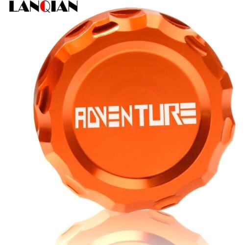 For SupeR AdventuRe 1290 2015 2016 Motorcycle CNC Aluminum Rear Brake Fluid Reservoir Cover Cap
