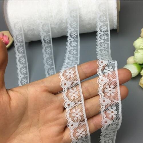 Hot Sale 4 Meters 100% Cotton Pure White Lace Cloth Cotton Lace Trims For DIY Sewing Craft 3.3cm Width