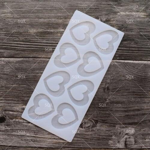 Loving Hearts Shape Silicone Chocolate Mold, Cake Decorative Tool, Kitchen Accessories SA52