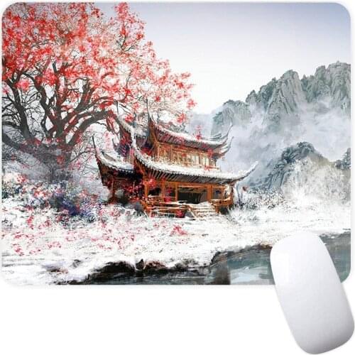 Small Gaming Mouse Pad Computer Mousepad PC Gamer Mouse Mat Laptop Mausepad Chinese Style Art Mouse Carpet Keyboard Mat Desk Pad