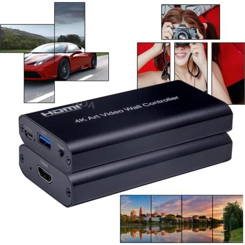 USB 3.0 To HDMI Video Wall Controller 2x2 1x3 1x2 1x4 1x5 3x1 2x1 3x3 2x3 4k Art Video Wall Processor TV Splicing Screen Splicer