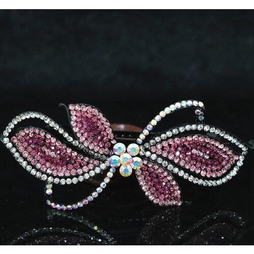 New fashion women 13 style multicolor crystal animal butterfly shape barrette thair clip women hairpin jewelry accessories B1253