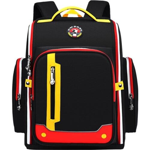 New Student School Backbag Full Open Space Bag Grades 1-3-6 Lightweight Orthopedics School Bag Fashion Noble Children Backpack
