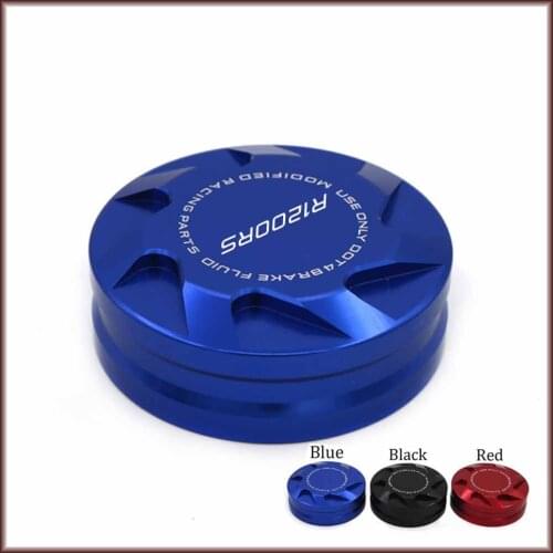 New Style For BMW R1200RS R 1200RS R1200 2014 - 2018 2017 2016 Motorcycle Accessories Rear Brake Fluid Reservoir Cover Cap CNC