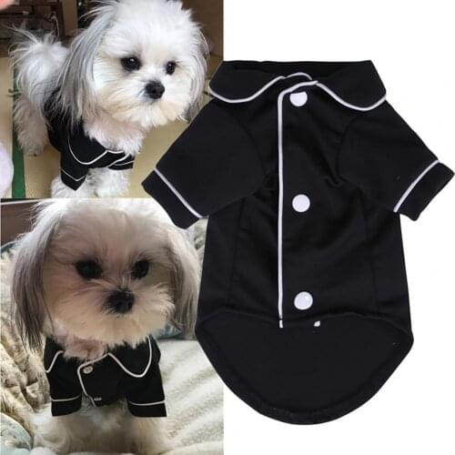Pure Color Dog Pajamas Breathable Comfortable Fabric Pet Dog Sleepwear Costume for Sleeping Pet Clothes Accessories Supplies