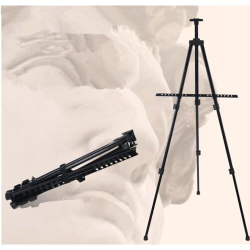 Portable Travel adjustable Metal easel, aluminum alloy easel, thick, for artistic drawing