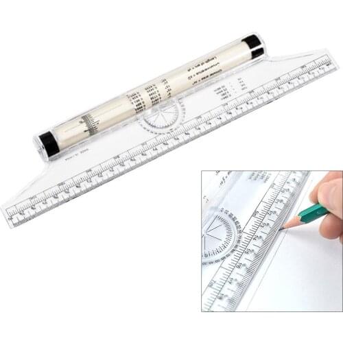 30cm Rolling Pusher Student Design Drawing Roller Ruler Foot Chiban Angle Parallel Ruler Drawing Ruler Studen Office Stationary