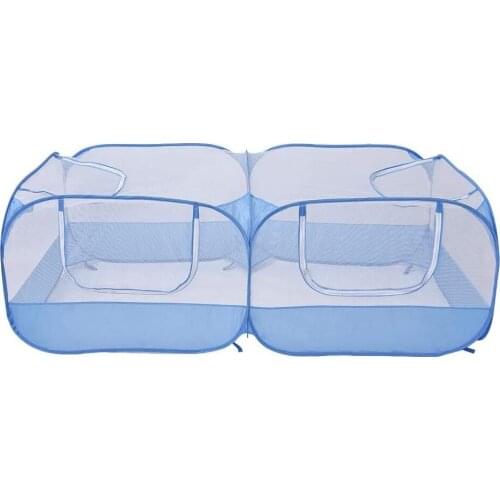 Foldable Cage Fence Tent Portable Breathable for Chick Rabbit Small Pet Outdoor Cages Accessories Farm Animal Supplies TB Sale