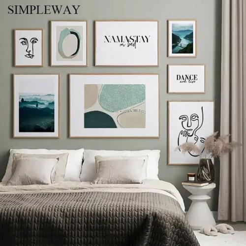 Modern Abstract Painting Geometry Graphic Art Line Drawing Poster Nordic Canvas Print Landscape Decorative Picture Wall Decor