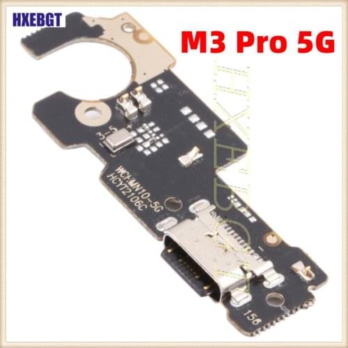 High Quality For Xiaomi Poco M3 Pro 5G USB Charging Port Flex Cable Charger Dock Connector Board With Mic Microphone