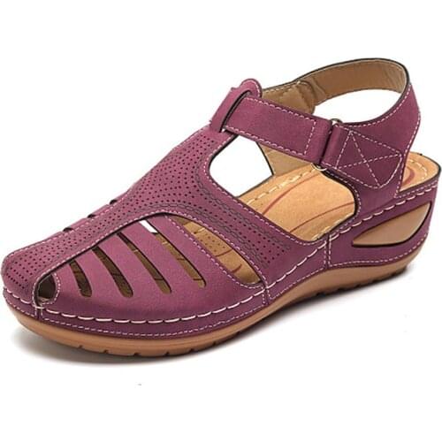 Women Sandals New Summer Shoes Woman Plus Size 44 Heels Sandals For Wedges Chaussure Femme Casual Gladiator Platform Shoes Talon