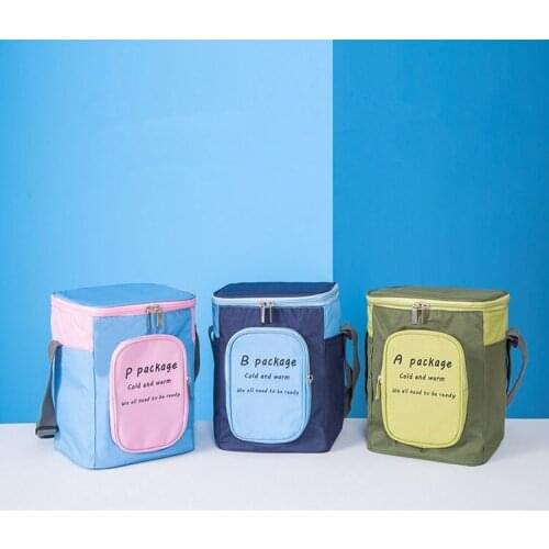 1PC Portable Thermal Lunch Bag for Women Men Multifunction Storage Tote Bags Picnic insulation Bag Cooler Lunch Box NB 004