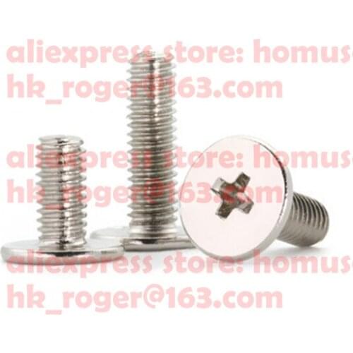 304 stainless steel CM Flat thin head M4 screw small dia 7.5 8 10 12 13mm screw head electronic phone screw cross hxx drive