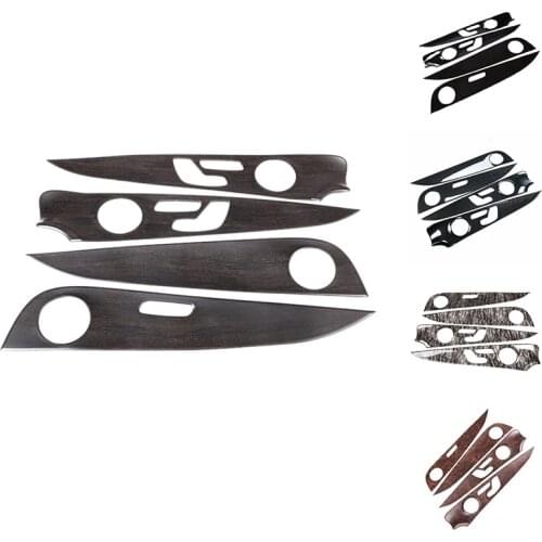 4Pcs ABS Car Interior Doors Decoration Panel Cover Trim for Mercedes-Benz E-Class W213